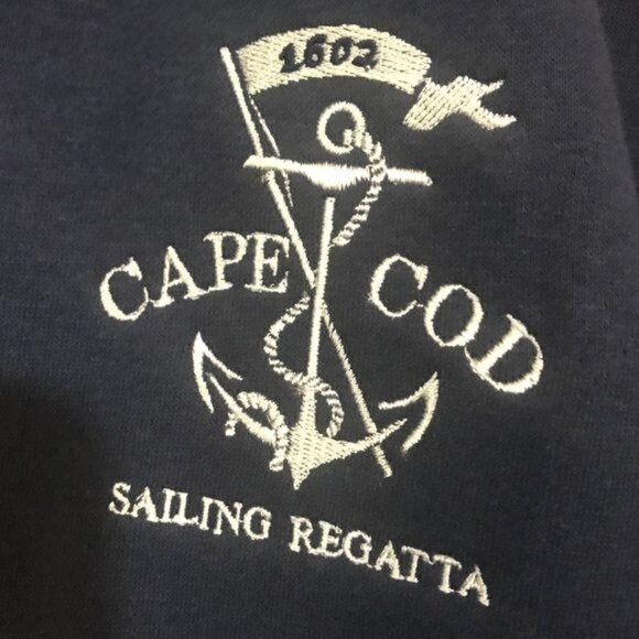 Coffy's of Cape Cod Fleece Jacket Navy Size 2X - Picture 7 of 7